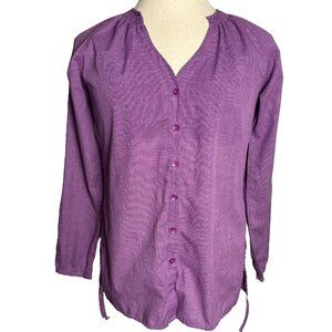 Insect Shield Exofficio Women's Blouse, Sz Small (4-6), Long Sleeves, Purple